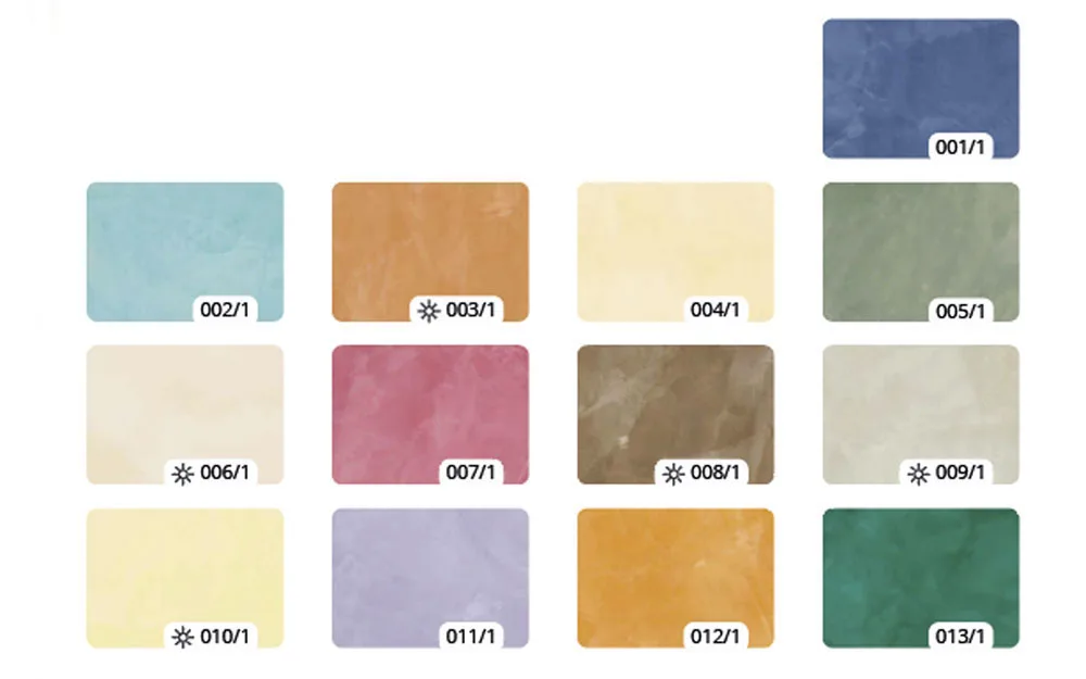 Stucco Italiano värikartta 1